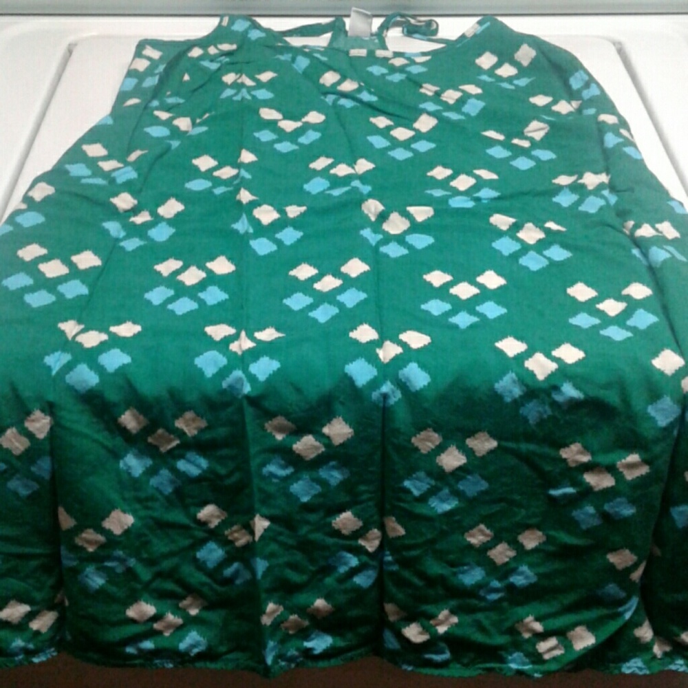 Green summer dress